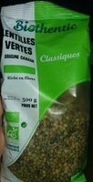 Lentilles vertes