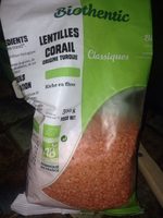 Lentilles corail