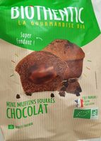 Mini muffins fourrés chocolat