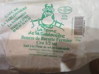 Beurre de baratte fermier
