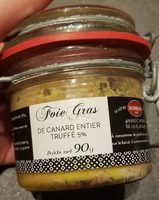 Foie gras de canard entier truffé 5%