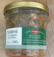 Terrine de canard aux cèpes