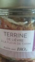 Terrine de lievre a la fleur de sel