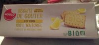 Biscuits de goûter naturel au citron
