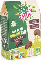 Biscuit pépites de chocolat et cacao