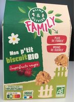 Mon p'tit biscuit bio superfruits rouges