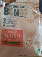 Céréales muesli superfruits noisettes