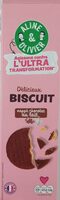 Délicieux biscuit nappé chocolat au lait