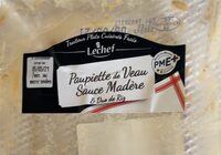 Paupiette de Veau Sauce Madère