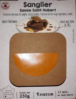 Sanglier sauce saint hubert