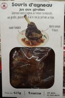Souris d'agneau jus aux girolles