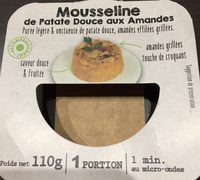 Mousseline de patate douce aux amandes