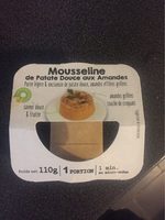 Mousseline de patate douce aux amande