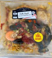 Paella au poulet et aux fruits de mer