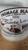 Fromage blanc au lait cru entier de vache