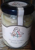 Moutarde de Dijon poivre vert