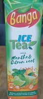Bangalore ice tea menthe citron vert