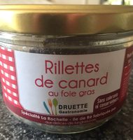 Rillettes de canard au foie gras