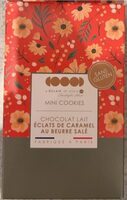 Mini cookies chocolat au lait caramel