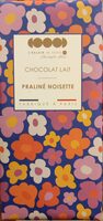 Chocolat au lait praliné noisette du piemont
