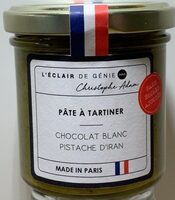 Pâte à tartiner - Chocolat blanc pistache d’Iran