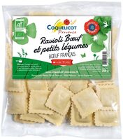 Ravioli Bœuf français et petits légumes