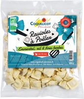 Ravioles à poêler emmental, ail & fines herbes