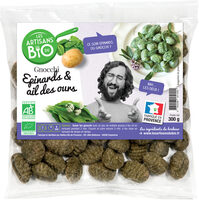 Gnocchi epinards & ail des ours bio 300g