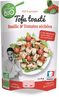 Tofu toasté basilic et tomates séchées 140g