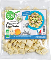 Ravioles fromages, ail & fines herbes BIO 250g