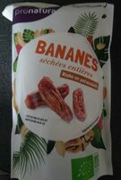 Bananes séchées entières