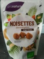 Noisettes décortiquées