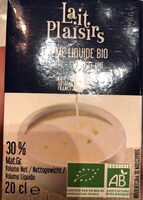 Creme Liquide bio Entiere 30%