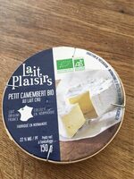 Petit camembert bio au lait cru