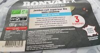 Jambon cuit supérieur Bio sans couenne