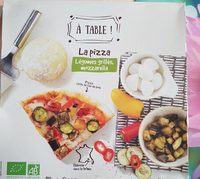 Pizza légumes grillés, mozzarella
