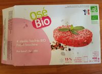 4 steaks hachés BIO