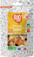 Ananas séchés en morceaux "Equitable Fair For Life" Togo BIO sachet 125g Filière