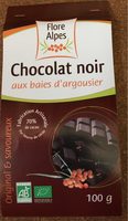 Chocolat noir aux baies d'argousier