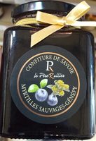 Confiture de Savoie Myrtilles Sauvages - Génépy