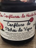 Confiture de pêche de vigne