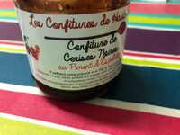 Confiture cerises noires aux piments rspelette