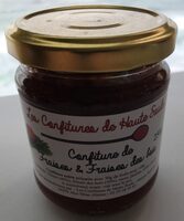 Confiture de fraise et fraise des bois