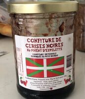 Confiture de cerises noires au piment d'Espelette