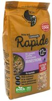Minestrone - Riz complet, lentilles & pois jaunes