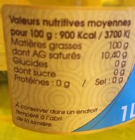 Huile vierge fermière de tournesol