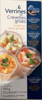 Verrines de Crevettes grises