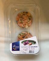 Tartare de saumon courgette & échalote