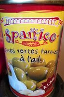 Olives vertes farcies à l'ail