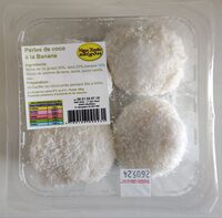 Perles de coco à la banane